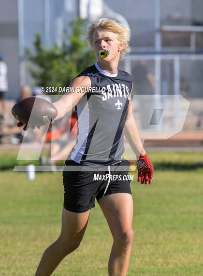 Thumbnail 1 in Notre Dame Prep vs  American Leadership Academy - Queen Creek (7on7 Gotta Believe Tournament) photogallery.