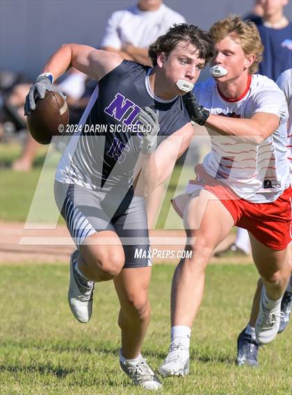 Thumbnail 2 in Notre Dame Prep vs  American Leadership Academy - Queen Creek (7on7 Gotta Believe Tournament) photogallery.