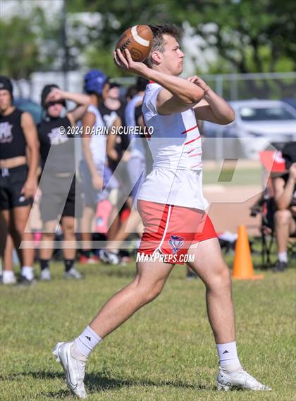 Thumbnail 2 in Notre Dame Prep vs  American Leadership Academy - Queen Creek (7on7 Gotta Believe Tournament) photogallery.