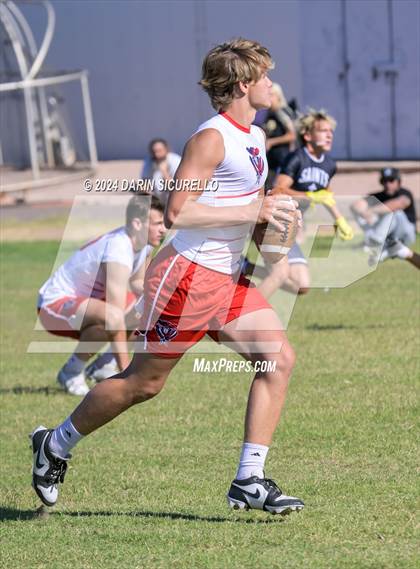 Thumbnail 3 in Notre Dame Prep vs  American Leadership Academy - Queen Creek (7on7 Gotta Believe Tournament) photogallery.