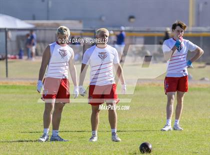 Thumbnail 3 in Notre Dame Prep vs  American Leadership Academy - Queen Creek (7on7 Gotta Believe Tournament) photogallery.