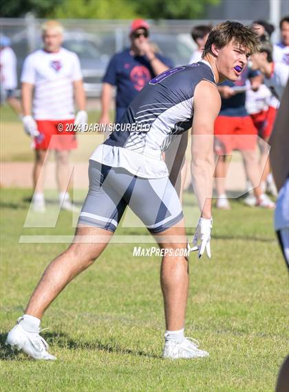 Thumbnail 3 in Notre Dame Prep vs  American Leadership Academy - Queen Creek (7on7 Gotta Believe Tournament) photogallery.