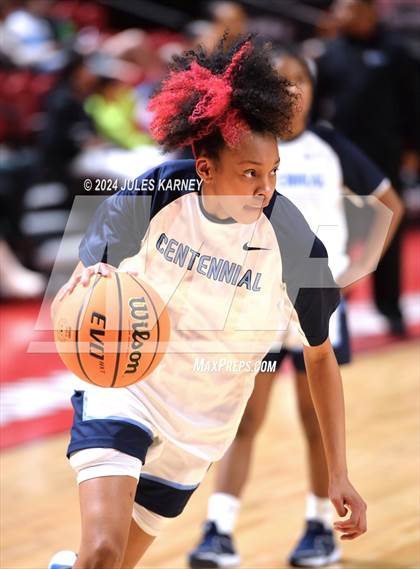Thumbnail 2 in Centennial vs Bishop Gorman (5A State Finals) photogallery.
