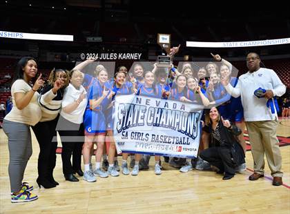 Thumbnail 1 in Centennial vs Bishop Gorman (5A State Finals) photogallery.