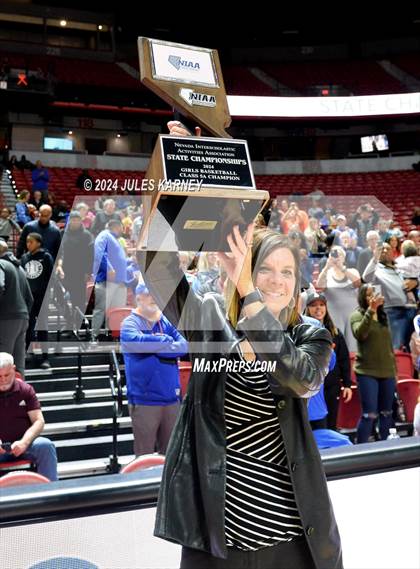 Thumbnail 2 in Centennial vs Bishop Gorman (5A State Finals) photogallery.