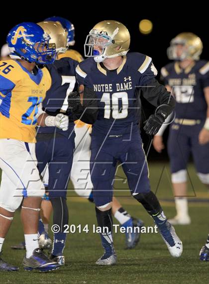 Thumbnail 1 in Bishop Amat @ Notre Dame (SO) photogallery.