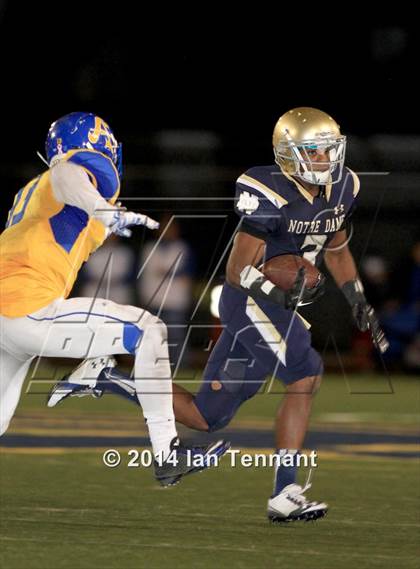 Thumbnail 1 in Bishop Amat @ Notre Dame (SO) photogallery.