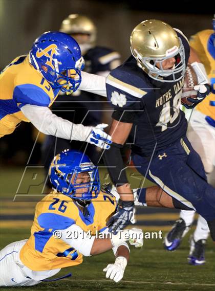 Thumbnail 3 in Bishop Amat @ Notre Dame (SO) photogallery.