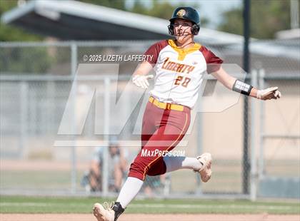 Thumbnail 3 in Central Catholic vs Liberty (CIF NorCal D2 Round 1 Softball Championships) photogallery.