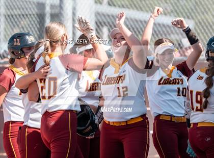 Thumbnail 2 in Central Catholic vs Liberty (CIF NorCal D2 Round 1 Softball Championships) photogallery.