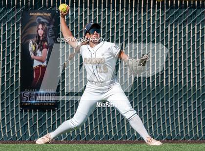 Thumbnail 3 in Central Catholic vs Liberty (CIF NorCal D2 Round 1 Softball Championships) photogallery.