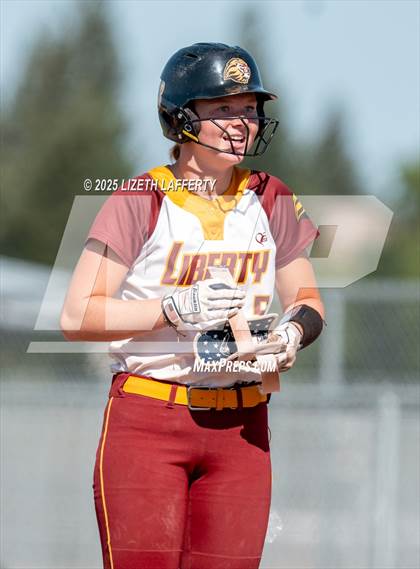 Thumbnail 3 in Central Catholic vs Liberty (CIF NorCal D2 Round 1 Softball Championships) photogallery.