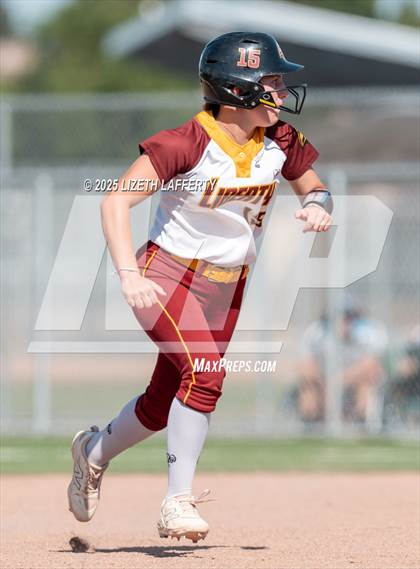 Thumbnail 2 in Central Catholic vs Liberty (CIF NorCal D2 Round 1 Softball Championships) photogallery.