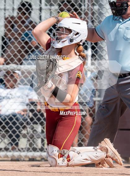Thumbnail 3 in Central Catholic vs Liberty (CIF NorCal D2 Round 1 Softball Championships) photogallery.