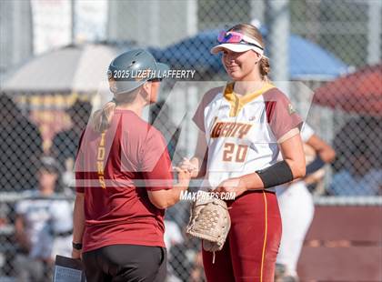 Thumbnail 2 in Central Catholic vs Liberty (CIF NorCal D2 Round 1 Softball Championships) photogallery.