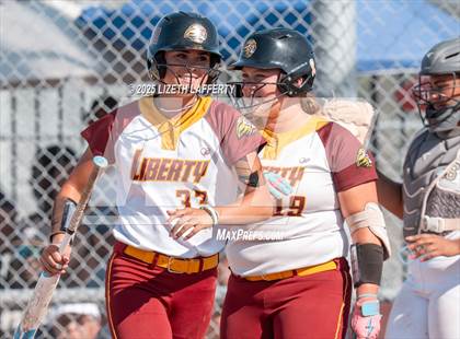 Thumbnail 3 in Central Catholic vs Liberty (CIF NorCal D2 Round 1 Softball Championships) photogallery.