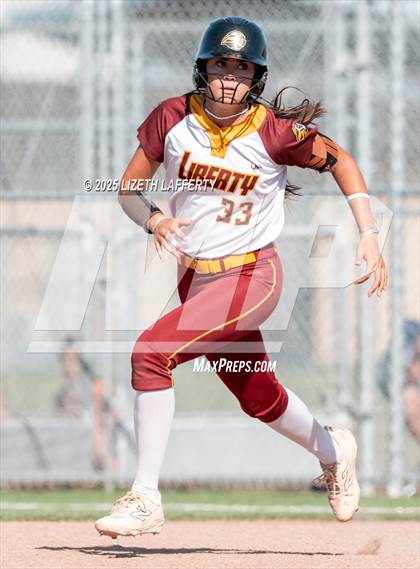 Thumbnail 1 in Central Catholic vs Liberty (CIF NorCal D2 Round 1 Softball Championships) photogallery.