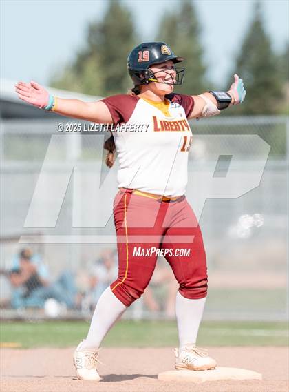 Thumbnail 2 in Central Catholic vs Liberty (CIF NorCal D2 Round 1 Softball Championships) photogallery.