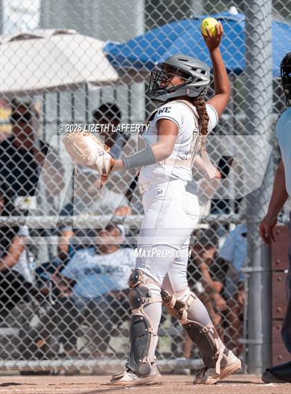 Thumbnail 3 in Central Catholic vs Liberty (CIF NorCal D2 Round 1 Softball Championships) photogallery.
