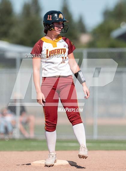 Thumbnail 2 in Central Catholic vs Liberty (CIF NorCal D2 Round 1 Softball Championships) photogallery.