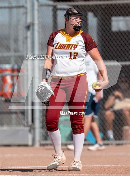 Thumbnail 2 in Central Catholic vs Liberty (CIF NorCal D2 Round 1 Softball Championships) photogallery.