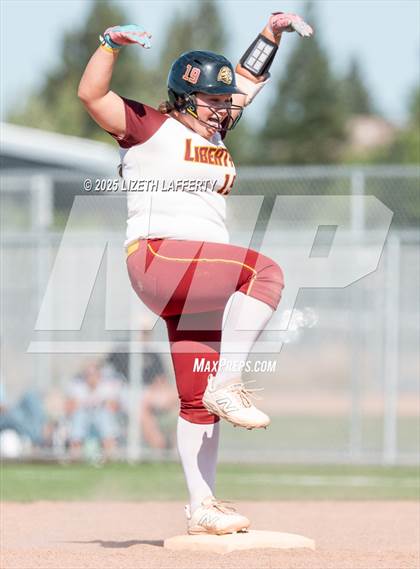 Thumbnail 3 in Central Catholic vs Liberty (CIF NorCal D2 Round 1 Softball Championships) photogallery.