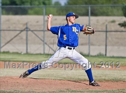 Thumbnail 1 in Bakersfield Christian vs. Wasco photogallery.