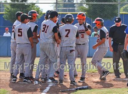 Thumbnail 3 in Bakersfield Christian vs. Wasco photogallery.