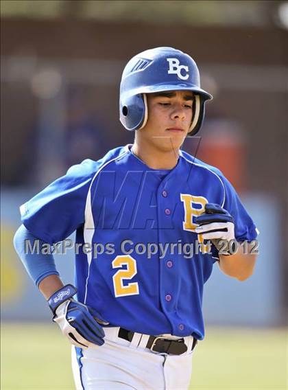 Thumbnail 2 in Bakersfield Christian vs. Wasco photogallery.
