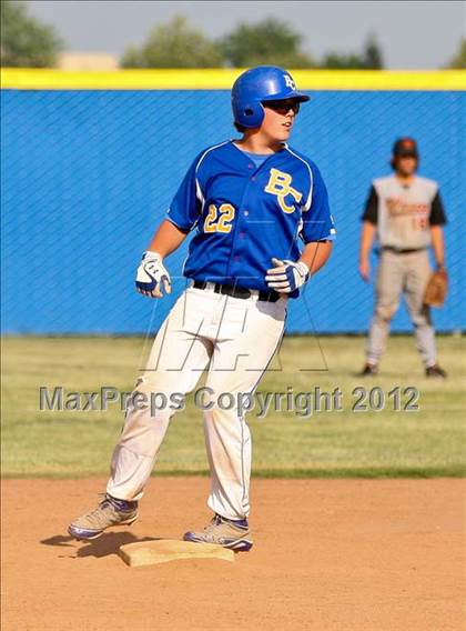 Thumbnail 1 in Bakersfield Christian vs. Wasco photogallery.