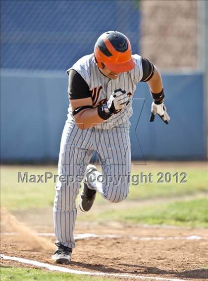 Thumbnail 1 in Bakersfield Christian vs. Wasco photogallery.