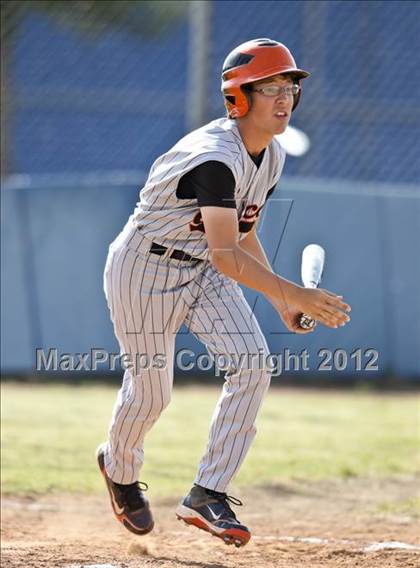 Thumbnail 1 in Bakersfield Christian vs. Wasco photogallery.