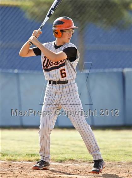 Thumbnail 1 in Bakersfield Christian vs. Wasco photogallery.