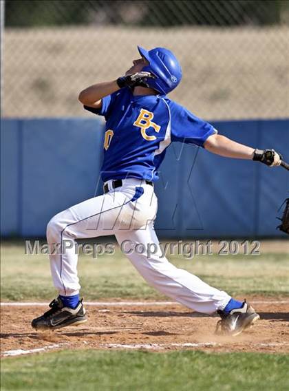 Thumbnail 2 in Bakersfield Christian vs. Wasco photogallery.