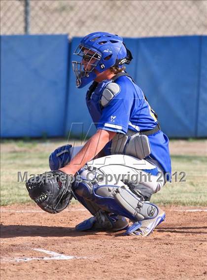 Thumbnail 1 in Bakersfield Christian vs. Wasco photogallery.