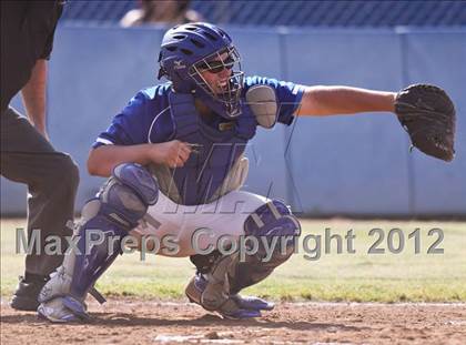 Thumbnail 1 in Bakersfield Christian vs. Wasco photogallery.