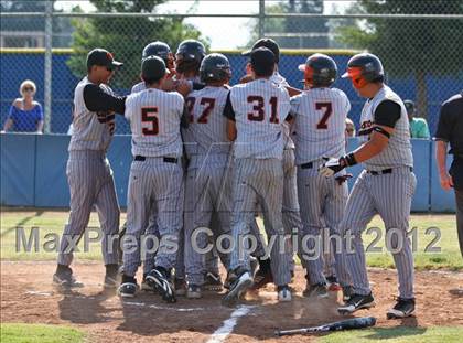 Thumbnail 1 in Bakersfield Christian vs. Wasco photogallery.