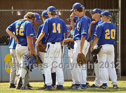 Thumbnail 1 in Bakersfield Christian vs. Wasco photogallery.
