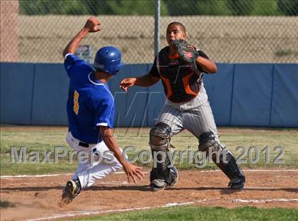 Thumbnail 1 in Bakersfield Christian vs. Wasco photogallery.