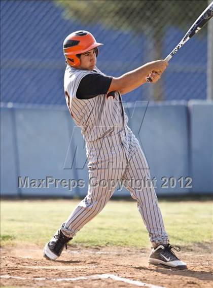 Thumbnail 1 in Bakersfield Christian vs. Wasco photogallery.
