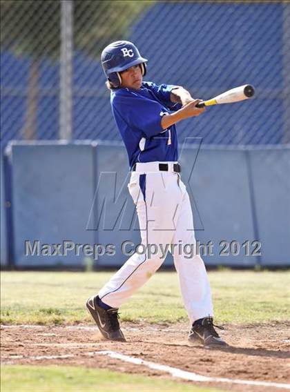 Thumbnail 1 in Bakersfield Christian vs. Wasco photogallery.