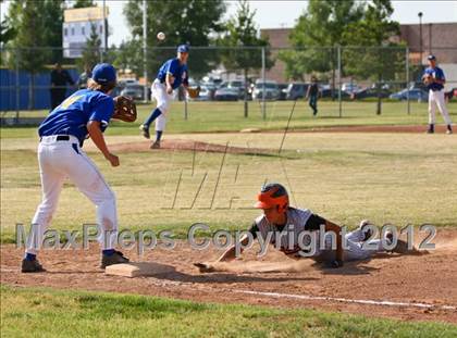 Thumbnail 1 in Bakersfield Christian vs. Wasco photogallery.