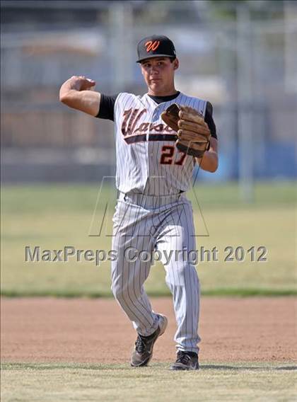Thumbnail 2 in Bakersfield Christian vs. Wasco photogallery.