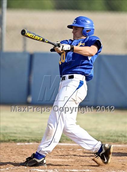Thumbnail 1 in Bakersfield Christian vs. Wasco photogallery.