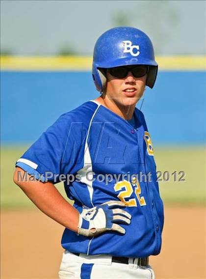 Thumbnail 1 in Bakersfield Christian vs. Wasco photogallery.
