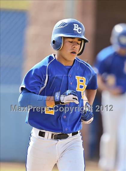 Thumbnail 1 in Bakersfield Christian vs. Wasco photogallery.