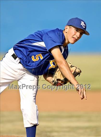 Thumbnail 2 in Bakersfield Christian vs. Wasco photogallery.