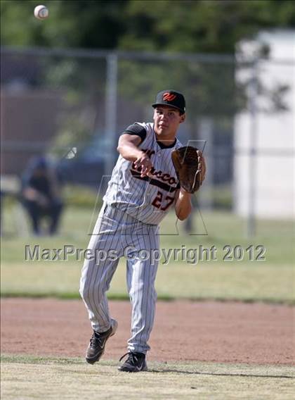 Thumbnail 1 in Bakersfield Christian vs. Wasco photogallery.