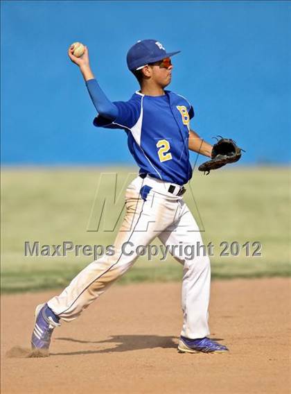 Thumbnail 3 in Bakersfield Christian vs. Wasco photogallery.