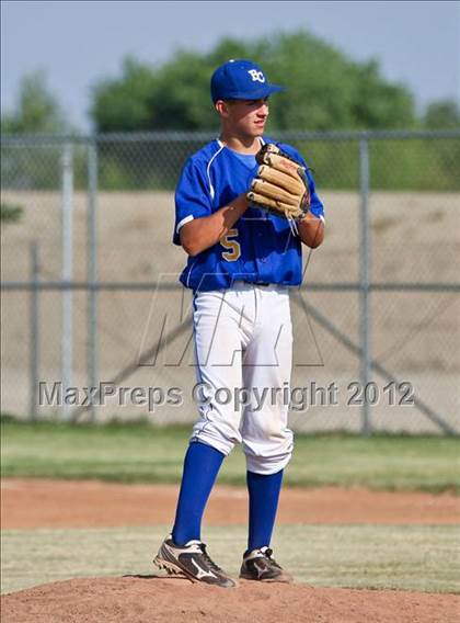 Thumbnail 1 in Bakersfield Christian vs. Wasco photogallery.